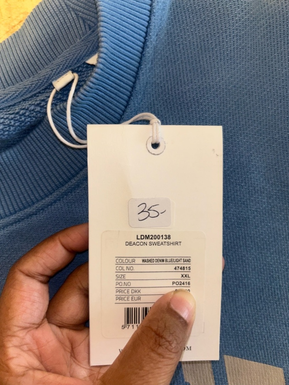 Les Deux cotton sweatshirt collegiate-style "COMMUNITY" size xxl - Picture 5 of 7